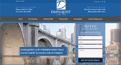 Desktop Screenshot of dahlquistlaw.com