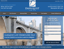 Tablet Screenshot of dahlquistlaw.com